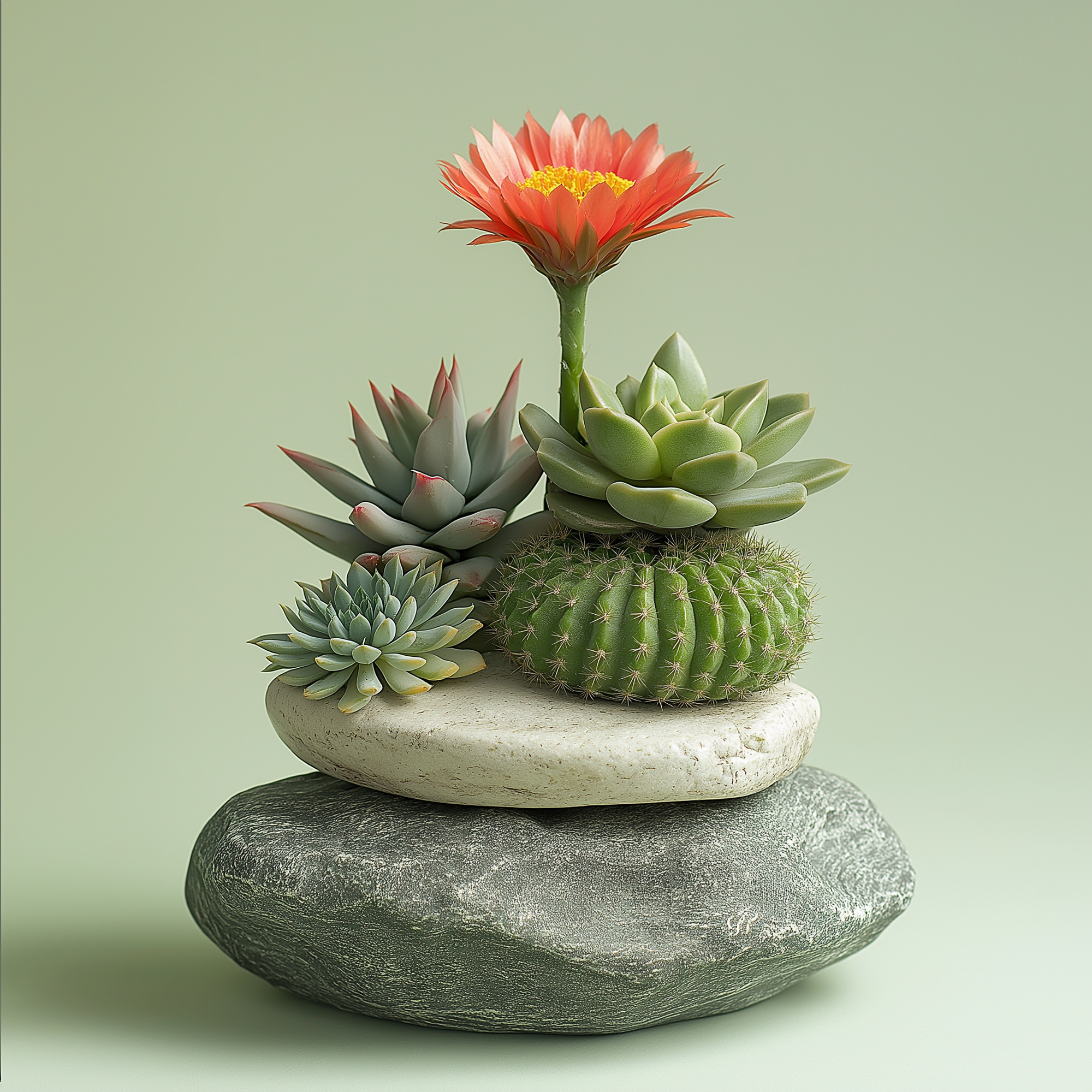 Cactus Flower- Aloe & Cactus Blossom 10oz Gold Glass Candle