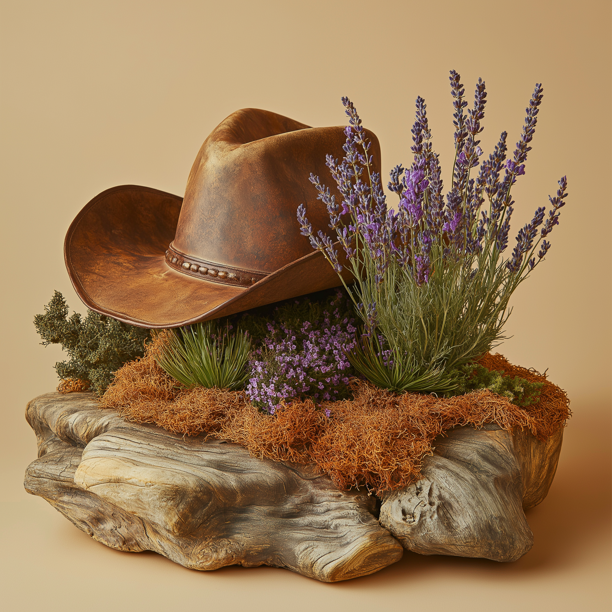 Velvet Cowboy - Cedarwood + Lavender 10 oz Gold Glass Candle