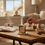 Pumpkin Chai- Chai & Warm Spices 10 oz Gold Glass Candle