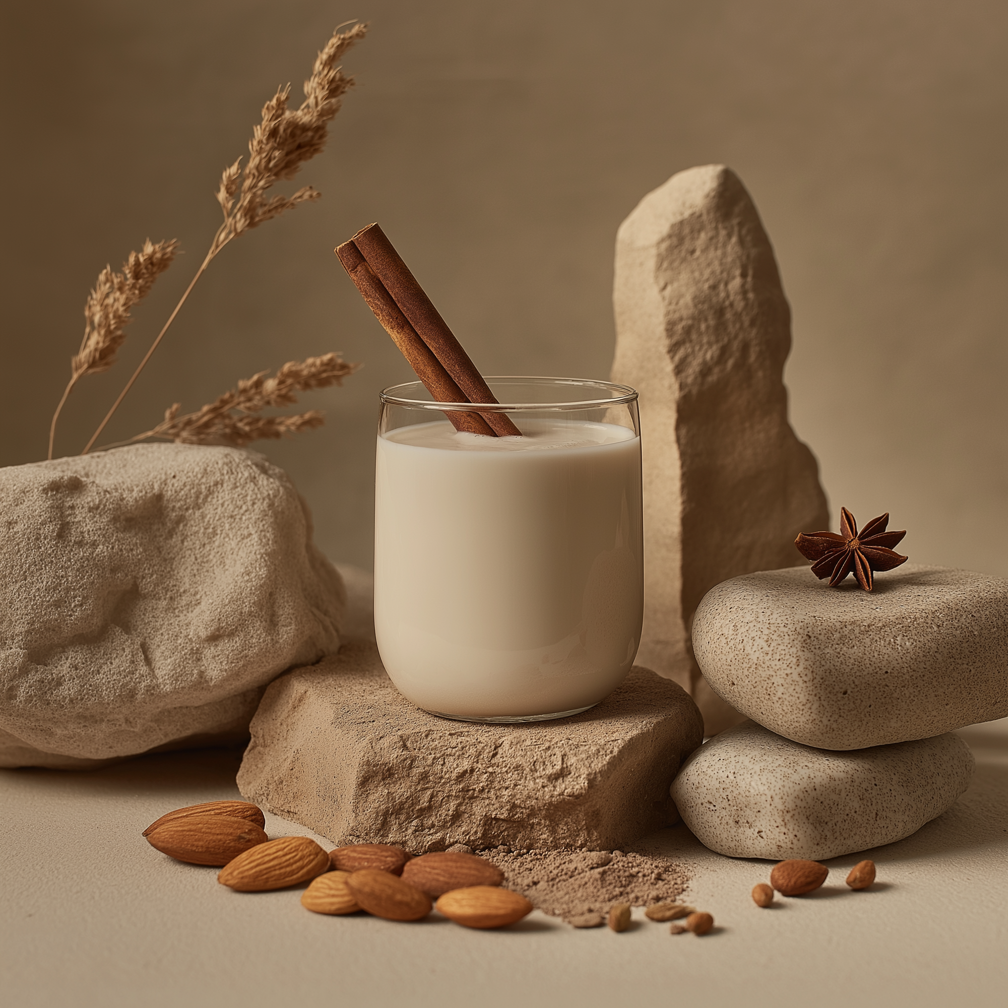 Milk & Honey - Vanilla & Cinnamon 10oz Gold Glass Candle